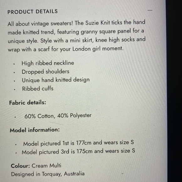 Crochet knit sweater!!! - Picture 13 of 13